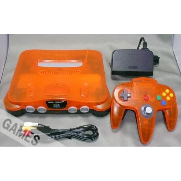 中古】 N64/ニンテンドー64/ニンテンドウ64 任天堂64本体（クリアオレンジ＆クリアブラック）限定品 拡張パック/ACアダプター/AVケーブル付！  /【Buyee】 Buyee Japanese Proxy Service Buy from Japan!