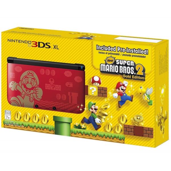 ソフト1本付き】Nintendo 3DS XL Super Mario Bros. 2 Gold Edition 