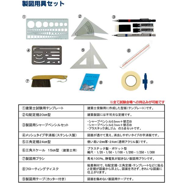 DRAPAS 製図板 建築士試験用 A2 DRAPAS 建築士試験対応 A2 平行定規 ドラパスボード DXM-601