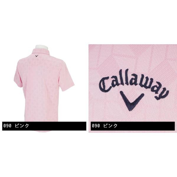 キャロウェイゴルフ Callaway Golf ゴルフウェア メンズ 半袖シャツ・ポロシャツ マイアミデコ地柄ジャガードシャツ 241-157658  半袖シャツ・ポロシャツ /【Buyee】