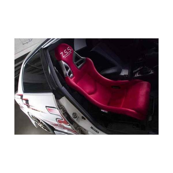 Z.S.S. Sports Bucket Seat フルバケット シート FRPシェル 赤 レッド
