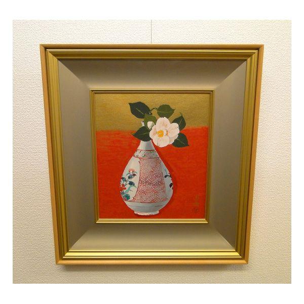 特価！小倉遊亀【 椿 】シルクスクリーン 新品額装 限定200部 /【Buyee