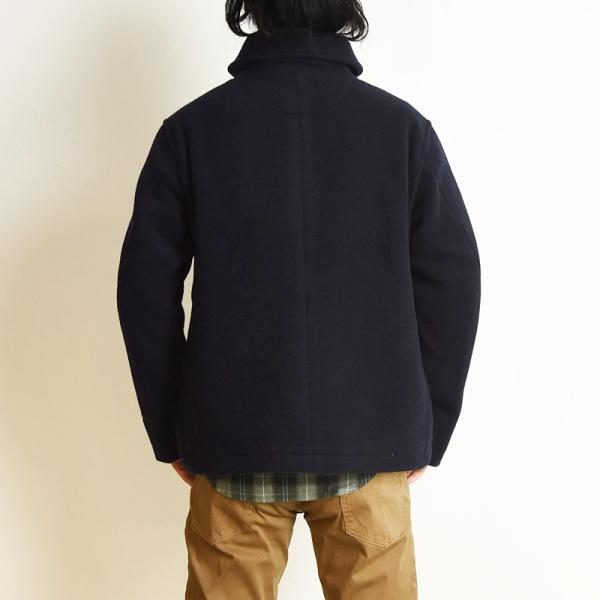 ダントン DANTON ウールパイル 丸襟 ジャケット 長袖 ラウンド