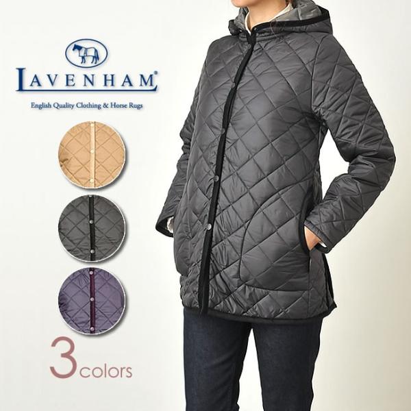 ラベンハム LAVENHAM フード付きキルティングジャケット 「RAMSEY