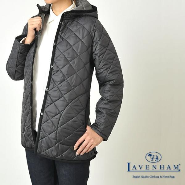 ラベンハム LAVENHAM フード付きキルティングジャケット 「RAMSEY