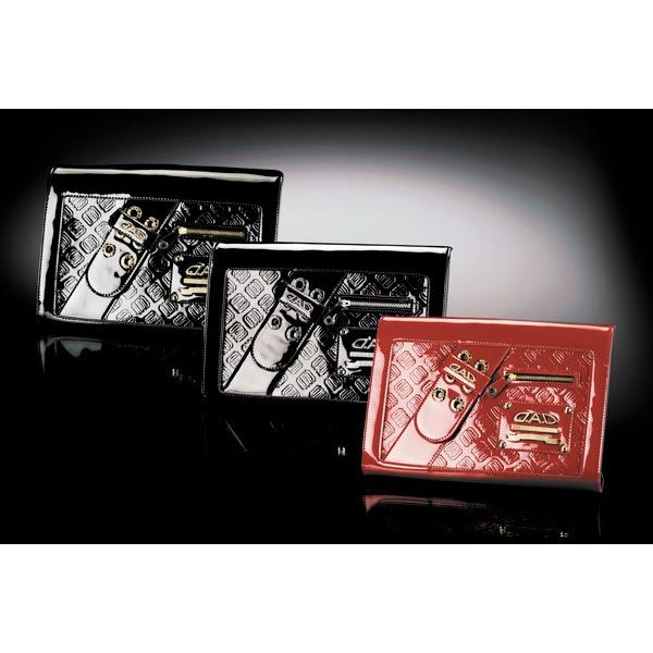 ギャルソン ラグジュアリーサンバイザーカバー エナメルブラック/ゴールド