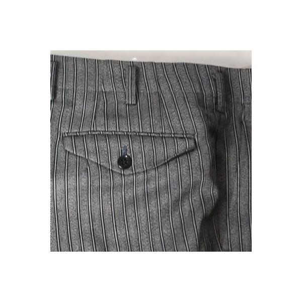 ウエスト88cmと90cm 残り僅か 夏物尾州素材の縞パンツRM15000