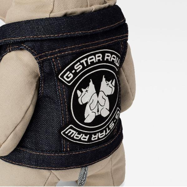 G-STAR RAW (ジースターロゥ) G-NO DENIM VEST (ジーノ デニム ベスト) ブランドマスコット サステナブル ぬいぐるみ  /【Buyee】