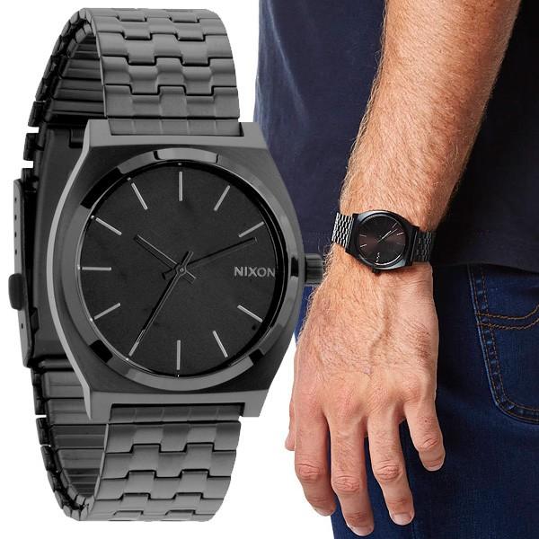 NIXON/ニクソン a045001 THE TIME TELLER All BLACK ブラック ニクソン