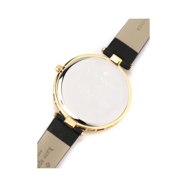 kate Spade New York black leather varick watch KSW1374 ［ケイト