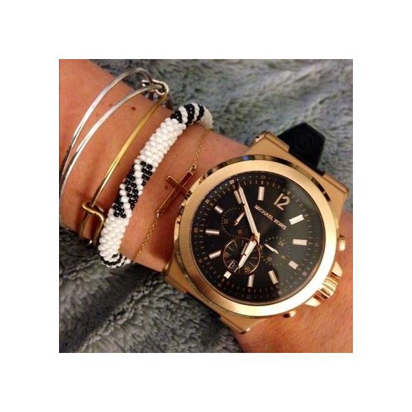 MICHAEL KORS Dylan MK8445 シリコンバンド 48mm 蓄光ダイヤル 