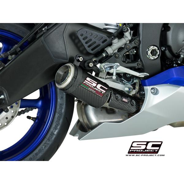 SCプロジェクト Yamaha YZF-R6 17-20 CR-Tスリップオンサイレンサー 