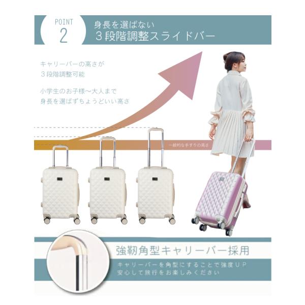 お買い得❗キルトタイプ スーツケース Mサイズ　パステルブルー❗ Amazon.co.jp: [BASILO] 012 スーツケース キャリーバッグ