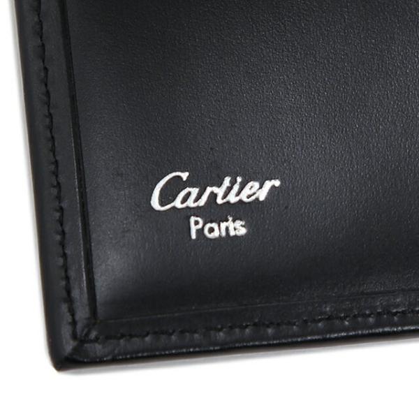 中古A/美品】 Cartier カルティエ パンテール 3つ折り財布 カーフ