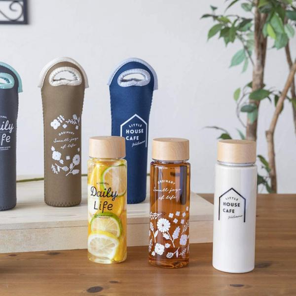 クリアボトル 500ml おしゃれ 水筒 プラスチック 直飲み 常温