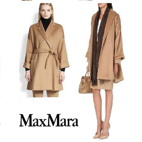 LAST SALE Max Mara PELAGO キャメル100％オーバーサイズコート