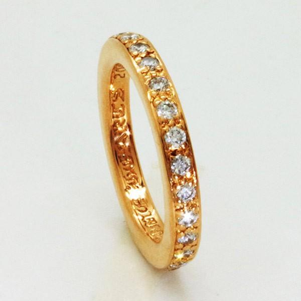 クロムハーツ（CHROME HEARTS）NTFLリング ホワイトダイヤモンド（22K