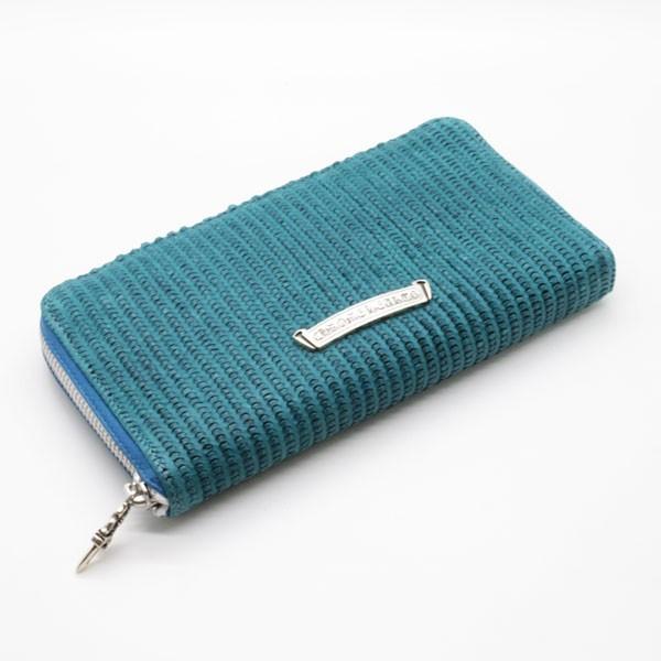 クロムハーツ　長財布　ブルー CHROME HEARTS レア☆クロムハーツ /長財布/WAVE /ウェーブウォレット