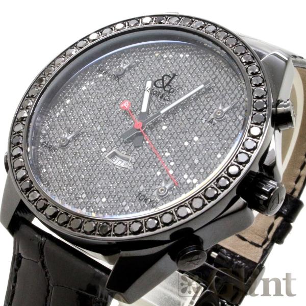 ジェイコブ（JACOB&CO.）ファイブタイムゾーン PVD ブラック 