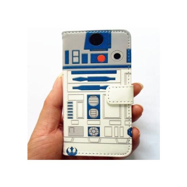 スターウォーズ Star Wars iPhoneケース R2-D2 手帳型 iphone 5/5s SE 