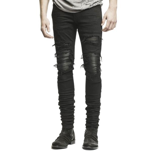 AMIRI アミリ デストロイド クラッシュ ジーンズ ブラック MXC13-DST 