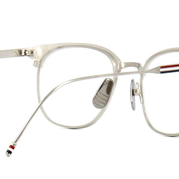 トムブラウン THOM BROWNE. 眼鏡 メガネ ウェリントン TB-104-B SLV