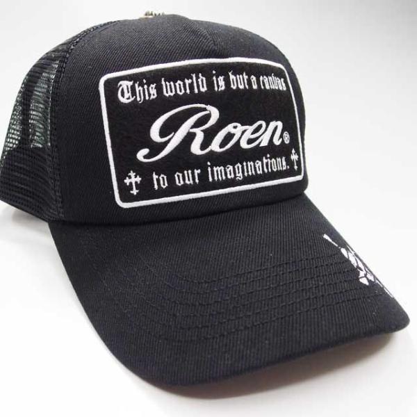 ロエン Roen キャップ CAP 帽子 スカル ブラック /【Buyee】