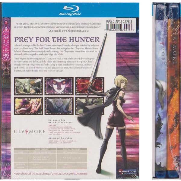 未開封)(北米) Claymore クレイモア 全26話 (Blu-ray)