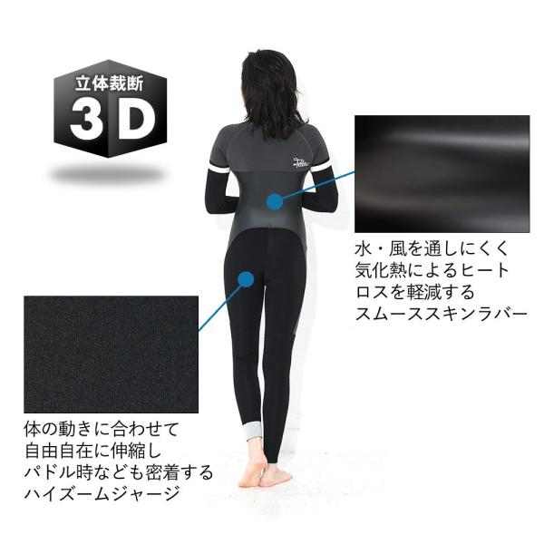 【値下げしました】FELLOW ウェットスーツ フルスーツ レディース6/13迄 限定感謝セール品】FELLOW ウェットスーツ フルスーツ フロント