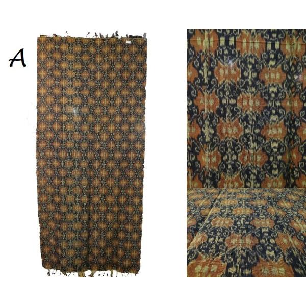 イカット(絣) グァテマラ製 ベッドカバー ソファーカバー マルチクロス