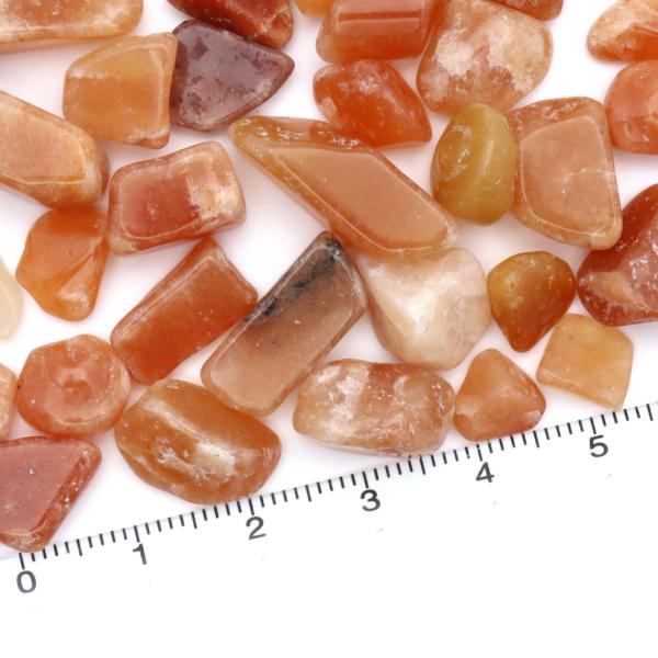 オレンジアベンチュリン さざれ石 本物 中サイズ 100g 天然石