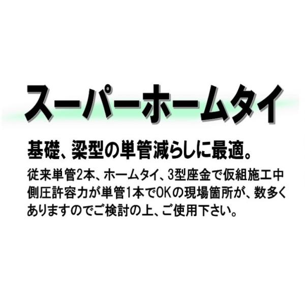 100個入】スーパーホームタイ シングル フォームタイ 単管 減らし 単管