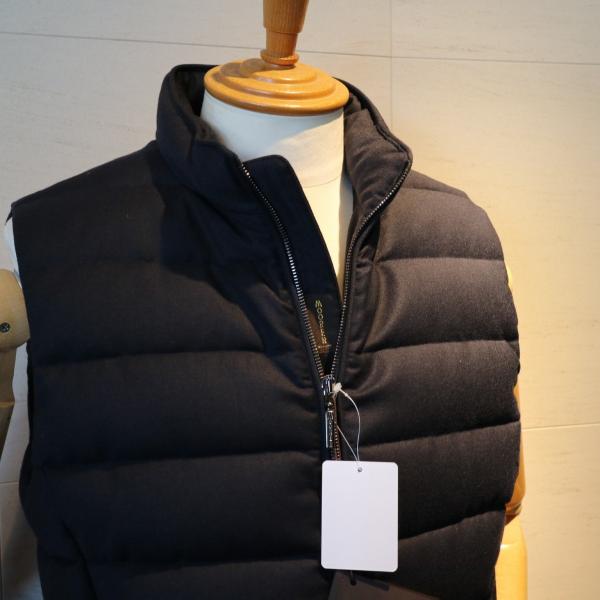 MOORER ムーレー OLIVER LL BLU ネイビー ストレッチカシミア