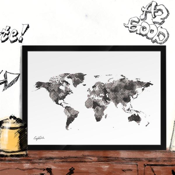 アートポスター ブランド オマージュ ルイヴィトン 地図 A2 クレイグ 