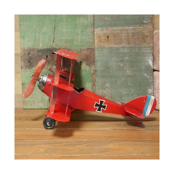 複葉機 インテリア 飛行機 triplane 三葉機 フォッカー ブリキの