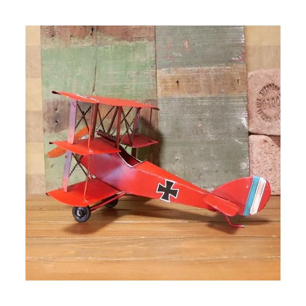複葉機 インテリア 飛行機 triplane 三葉機 フォッカー ブリキの