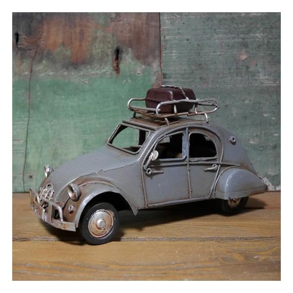 ブリキのおもちゃ オールド シトロエン 2cv 自動車 インテリア