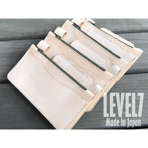 長財布 イタリアンレザーナチュラルハンドメイド メンズ本革長財布