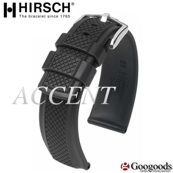 HIRSCH/ACCENT ヒルシュ/アクセント 腕時計交換ベルト 20mm/22mm/24mm