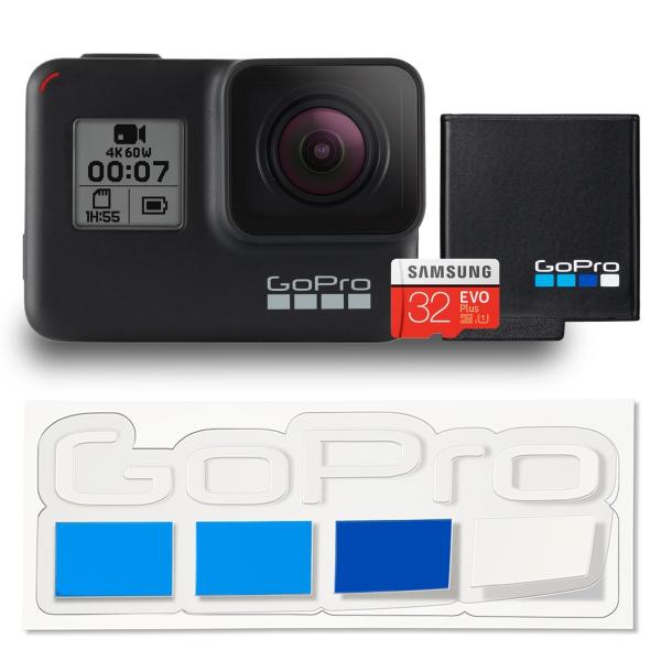 GoPro HERO7 BLACK、バッテリー、microSDカードセット-