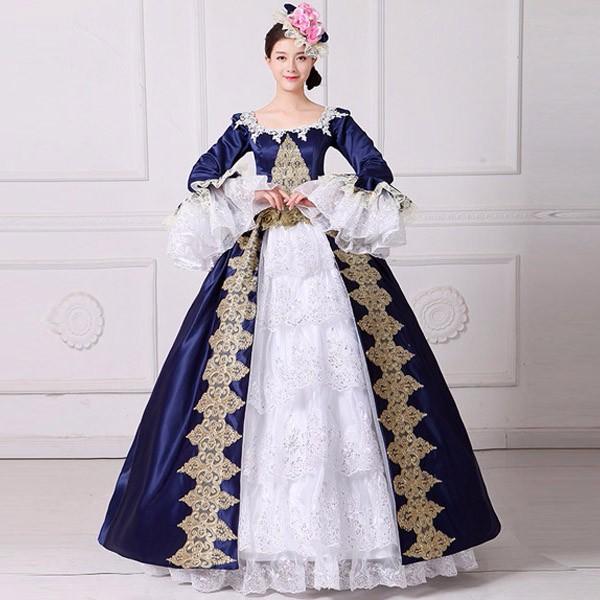 貴族 衣装 サイズ指定可能 王族服 カラードレス 締め上げ ジュリエット