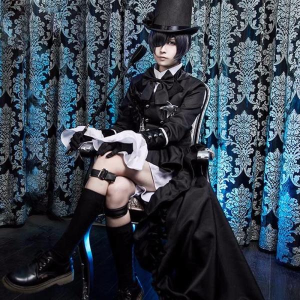 難あり 黒執事 シエル 6巻表紙衣装 Lサイズ コスプレ ウィッグ