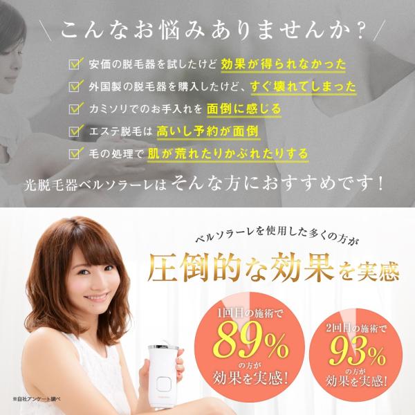 ベルソラーレ 脱毛器 【公式通販】