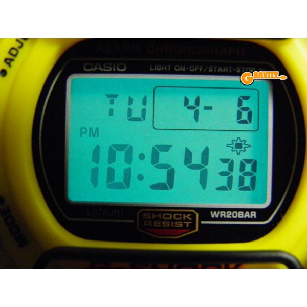 DW-5700Y-9JF スティング復刻モデル イエローカラースクリューバック