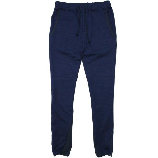 TONY TAIZSUN SIDE ZIPPERS SWEAT PANTS INDIGO スウェットパンツ