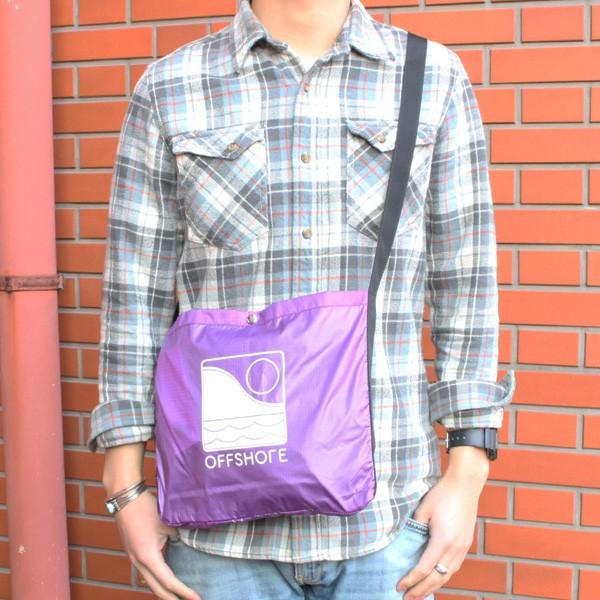 OFFSHORE LOGO SACOCHE PURPLE サコッシュ ショルダーバッグ