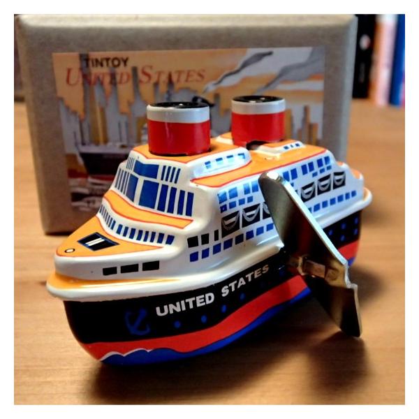 ブリキおもちゃ ゼンマイ式 豪華客船 /【Buyee】