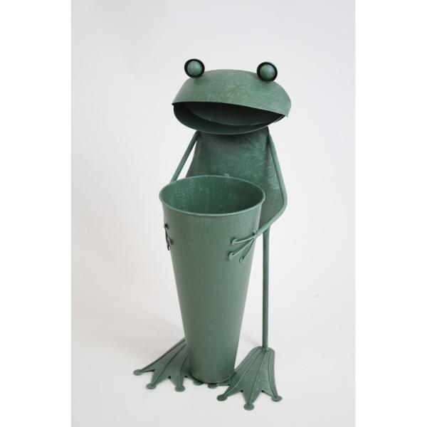 ブリキのカエル傘立てカエルの傘立て玄関収納カサかえる/【Buyee】