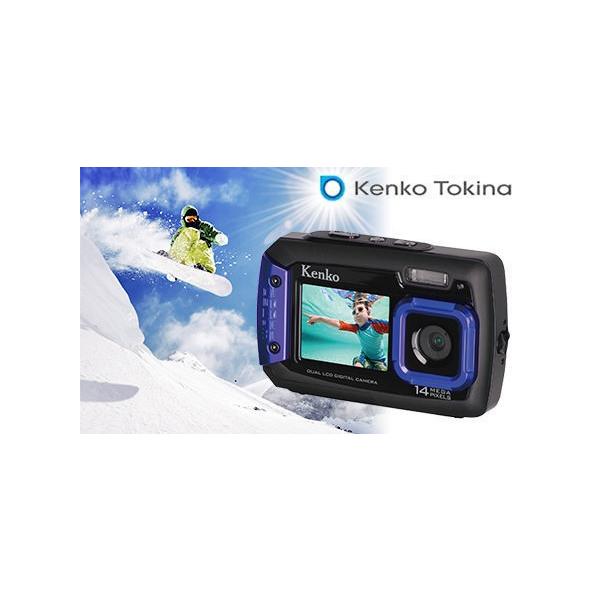 送料無料 KENKO/防水デュアルモニターデジタルカメラ/DSC1480DW