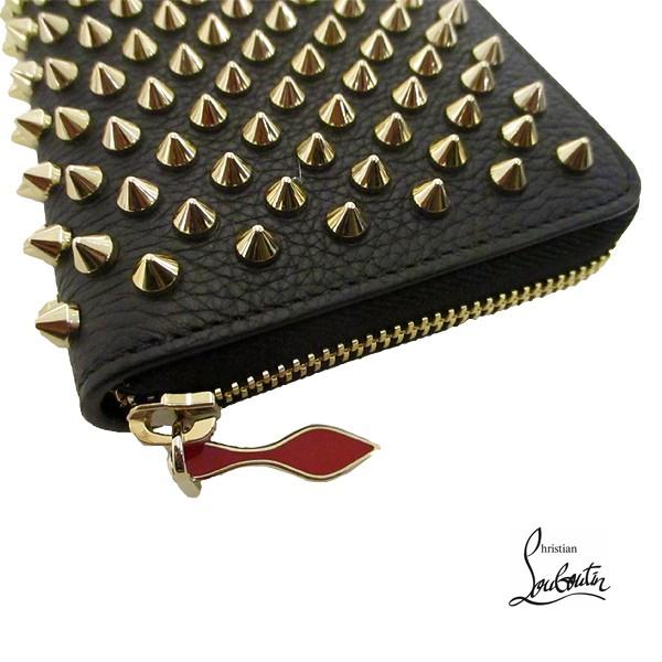 クリスチャンルブタン 長財布 ゴールドスタッズ クリスチャン ルブタン(Christian Louboutin) ラウンド